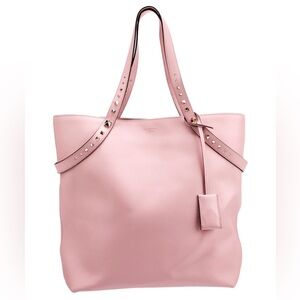 Valentino Leather Rockstud Tote - Pink